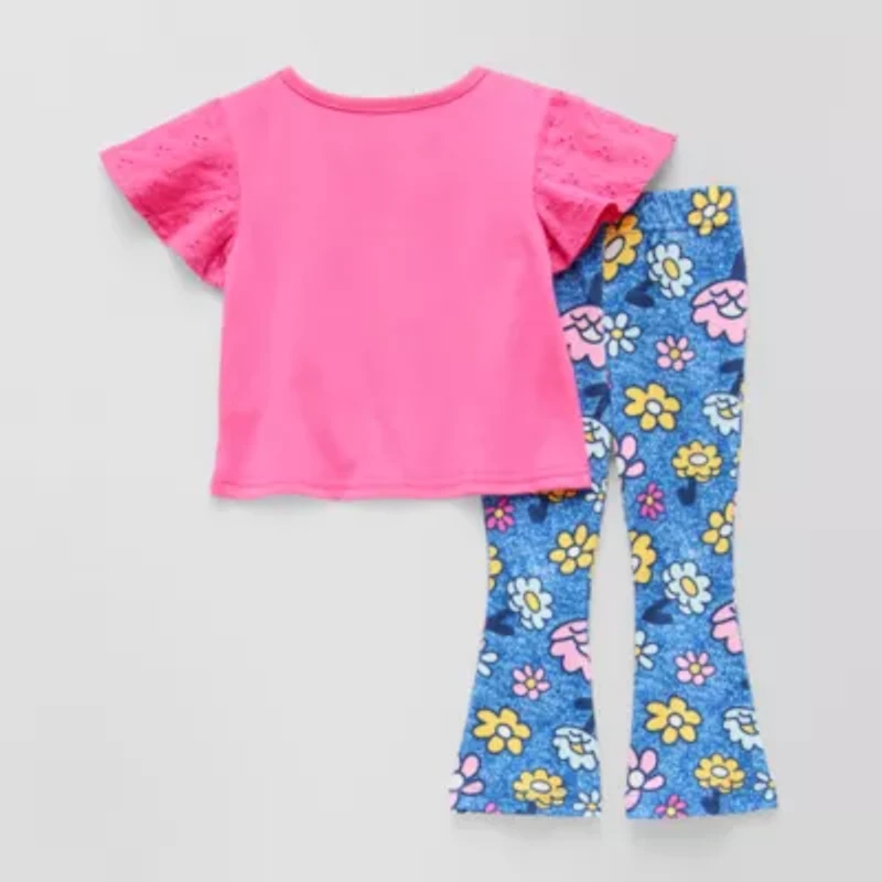 Happy Threads Baby Girls 2-pc. Bluey Legging Set