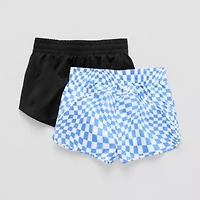Xersion Little & Big Kid Girls Mid Rise 2-pc. Running Short