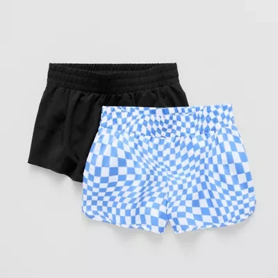 Xersion Little & Big Kid Girls Mid Rise 2-pc. Running Short