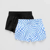 Xersion Little & Big Kid Girls Mid Rise 2-pc. Running Short