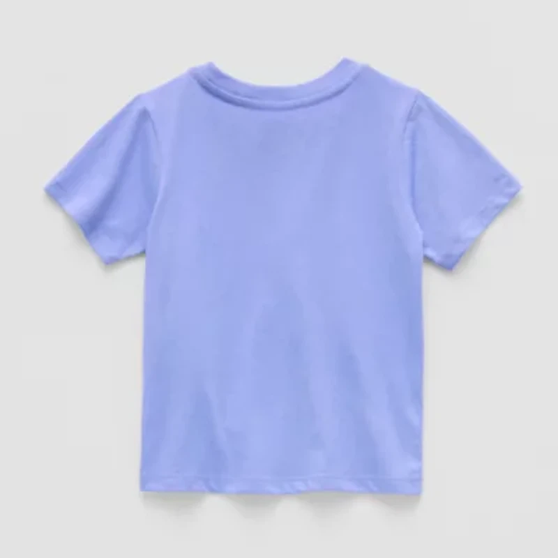 Toddler Boys Crew Neck Short Sleeve Regular Fit Bluey Graphic T-Shirt