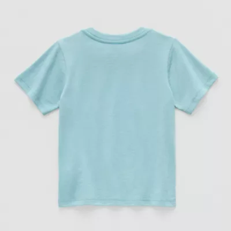 Toddler Boys Crew Neck Short Sleeve Regular Fit Spiderman Graphic T-Shirt