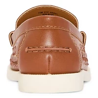 Stafford Ansel Little & Big Kid Boys Round Closed Toe Loafers