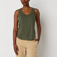 a.n.a Womens U Neck Sleeveless Tank Top