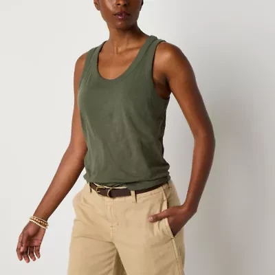 a.n.a Womens U Neck Sleeveless Tank Top