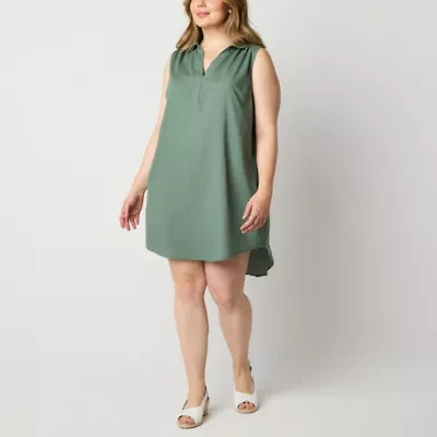 St. John's Bay Womens Sleeveless Plus Maxi Dress