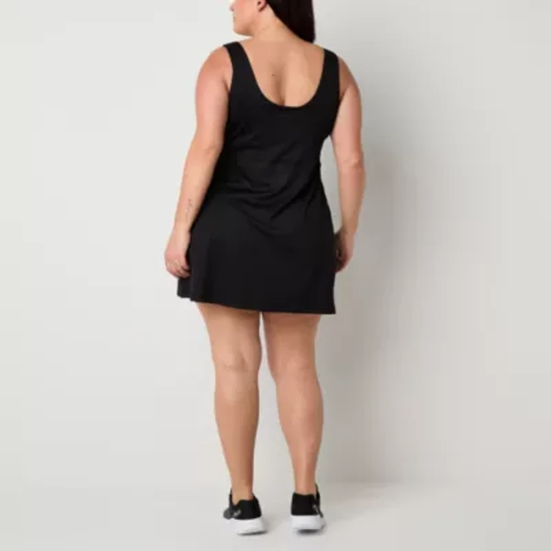 Xersion EverUltra-Lite Womens Sleeveless Active Tennis Dress Plus