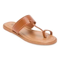 a.n.a Womens Studded Toe Strap Slide Sandals