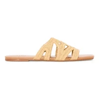 a.n.a Womens Crochet Strap Slide Sandals