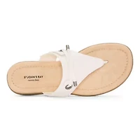 St. John's Bay Womens Arden T-Strap Flat Sandals
