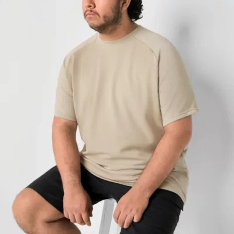 Stylus Mens Crew Neck Short Sleeve Big and Tall T-Shirt