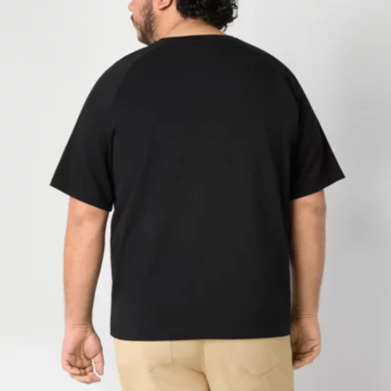 Stylus Mens Crew Neck Short Sleeve Big and Tall T-Shirt