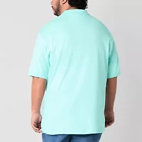 U.S. Polo Assn. Interlock Big and Tall Mens Classic Fit Short Sleeve Shirt