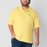 U.S. Polo Assn. Interlock Big and Tall Mens Classic Fit Short Sleeve Polo Shirt