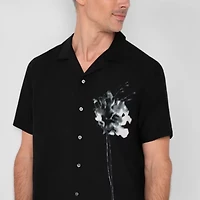 J. Ferrar Mens Short Sleeve Camp Shirt