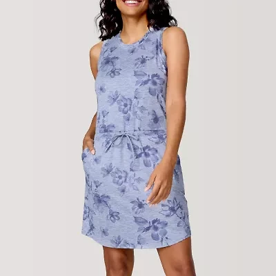 Free Country Womens Short Sleeve Floral Sundress