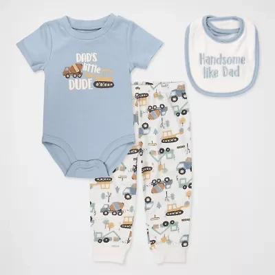 Baby Essentials Boys 3-pc. Pant Set