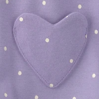 Carter's Baby Girls Sleeveless Polka Dot Romper