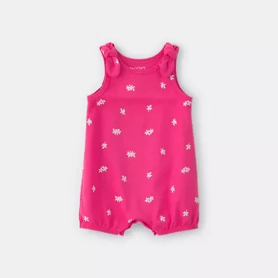 Carter's Baby Girls Sleeveless Floral Romper