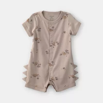 Carter's Baby Boys Short Sleeve Animal Romper