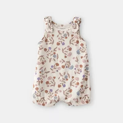Carter's Baby Girls Sleeveless Floral Romper