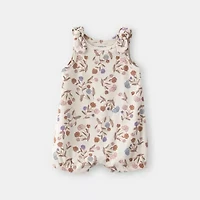 Carter's Baby Girls Sleeveless Floral Romper