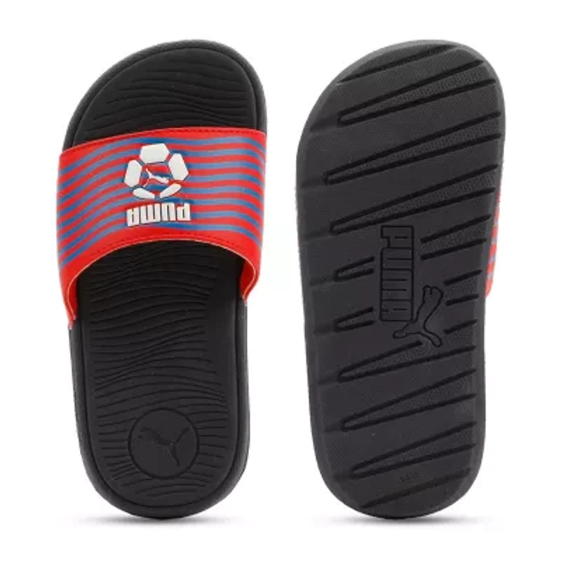 PUMA Big Kid Boys Cool Cat 2.0 Slide Sandals