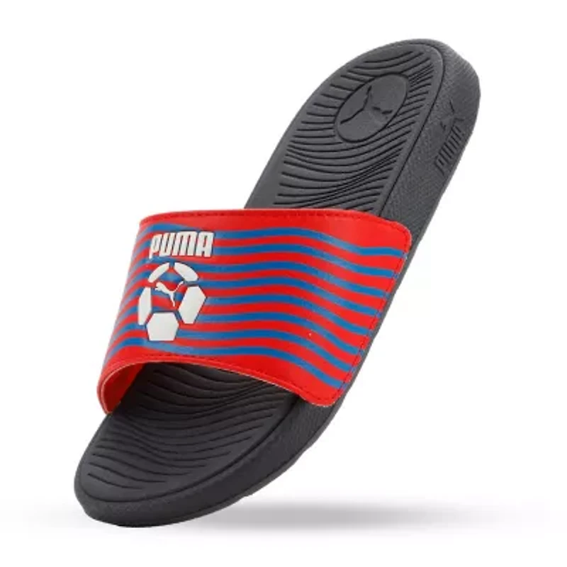 PUMA Big Kid Boys Cool Cat 2.0 Slide Sandals