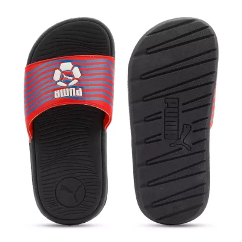 PUMA Little Kid Boys Cool Cat 2.0 Slide Sandals