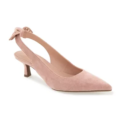 Kensie Olympia Womens Pointed Closed Toe Kitten Heel Pumps