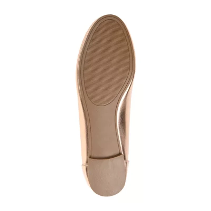 Journee Collection Kavn Womens Round Closed Toe Ballet Flats