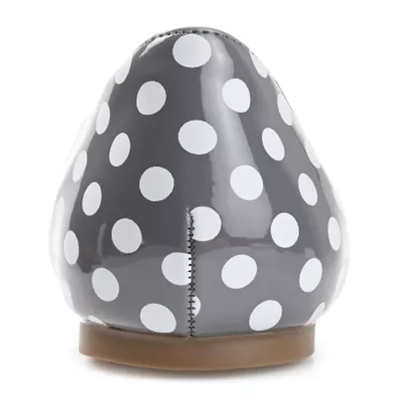 Journee Collection Kavn Womens Round Closed Toe Ballet Flats