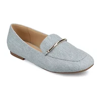 Journee Collection Wrenn Womens Square Closed Toe Loafers