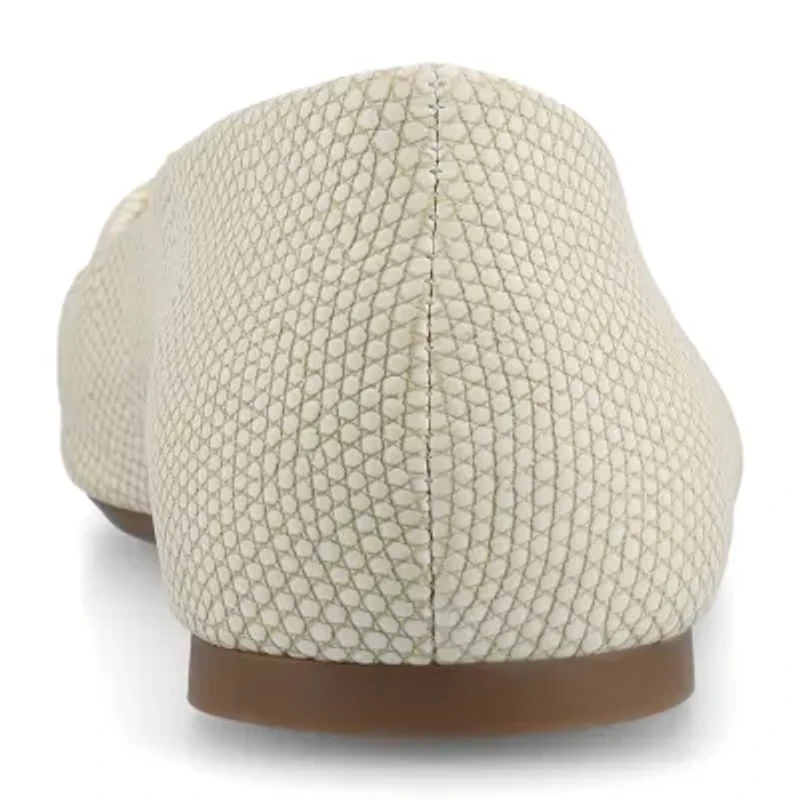 Journee Collection Zimia Womens Square Closed Toe Ballet Flats