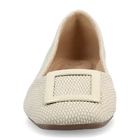 Journee Collection Zimia Womens Square Closed Toe Ballet Flats