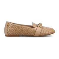 Journee Collection Marci Womens Moc Closed Toe-Wide Width Ballet Flats