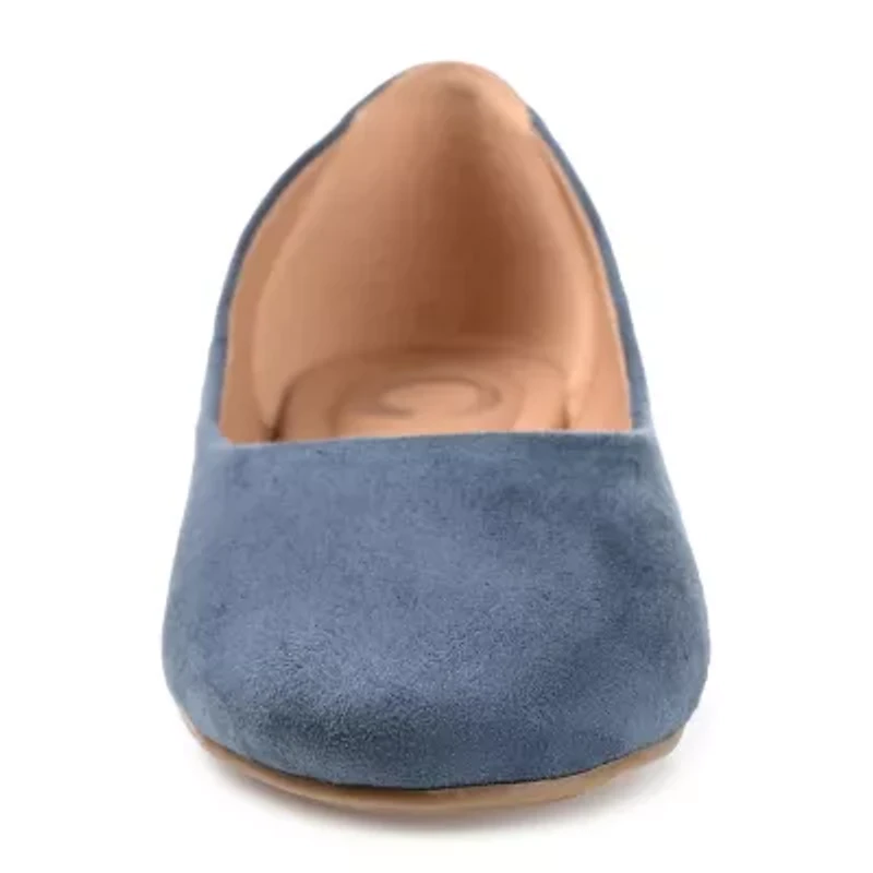 Journee Collection Kavn Womens Round Ballet Flats