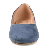 Journee Collection Kavn Womens Round Ballet Flats