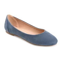 Journee Collection Kavn Womens Round Ballet Flats