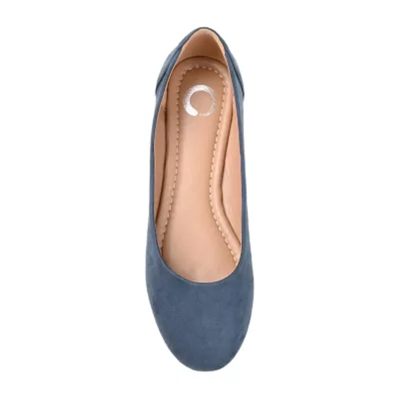Journee Collection Kavn Womens Round Ballet Flats