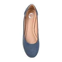 Journee Collection Kavn Womens Round Ballet Flats