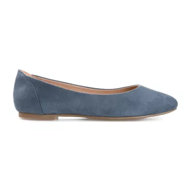 Journee Collection Kavn Womens Round Ballet Flats
