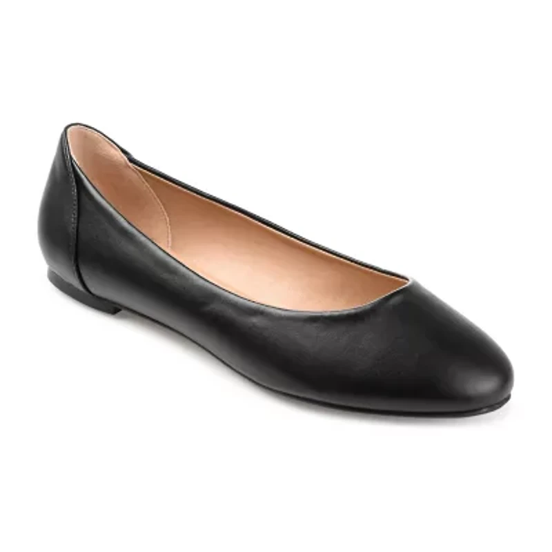 Journee Collection Kavn Womens Round Ballet Flats