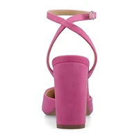 Journee Collection Tyyra Womens Pointed Closed Toe Block Heel Pumps