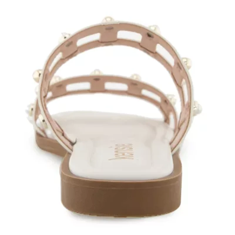 Kensie Womens Malory Flat Sandals