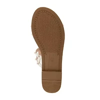 Kensie Womens Malory Flat Sandals