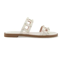Kensie Womens Malory Flat Sandals