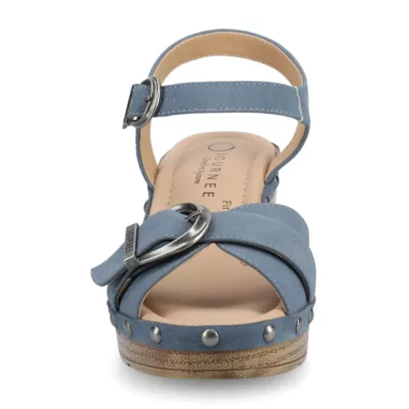 Journee Collection Womens Sisilia Heeled Sandals