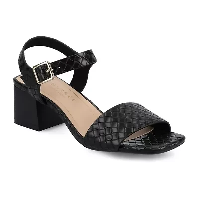 Journee Collection Womens Shaina Heeled Sandals