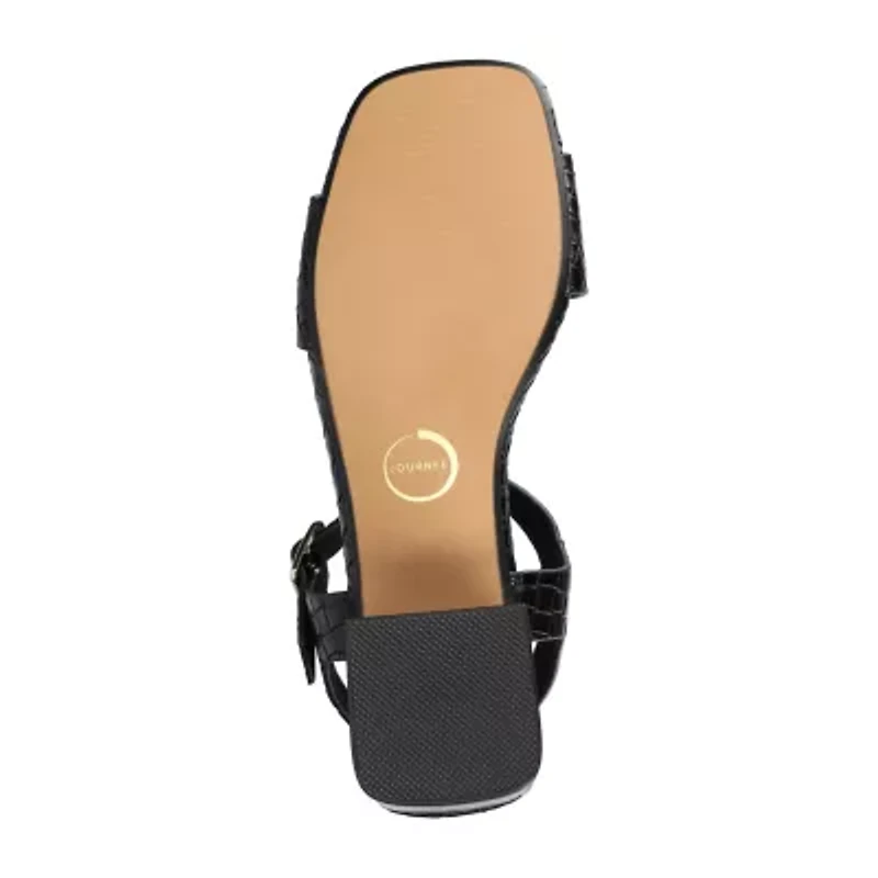 Journee Collection Womens Shaina Heeled Sandals